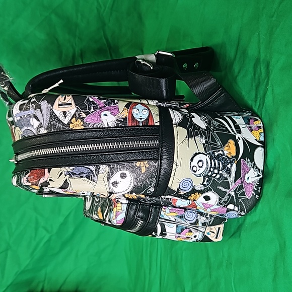 Disney Loougefly Nightmare Before Christmas mini Faux Leather back pack - Picture 2 of 15